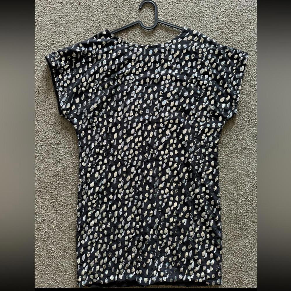 French Connection Aatami Embellished T-Shirt Dress - Picture 4 of 5